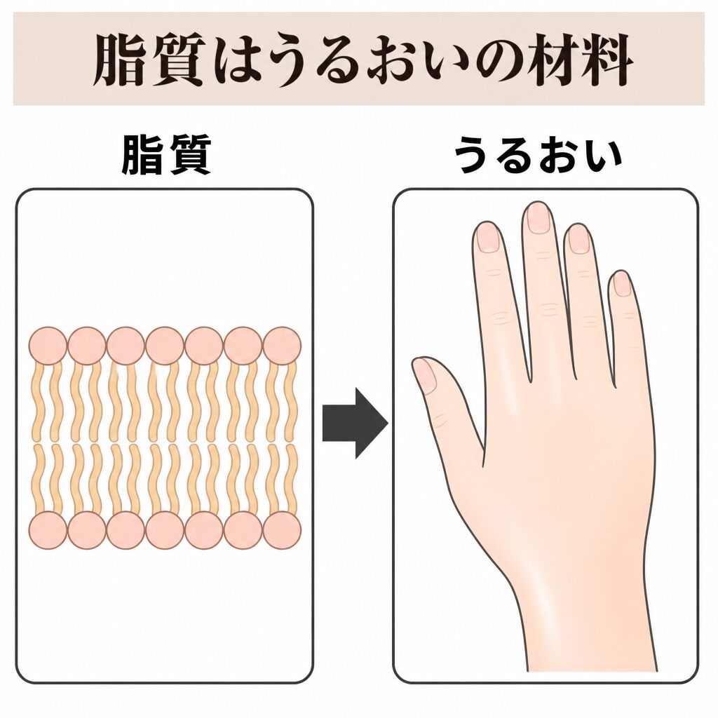 脂質とうるおいの関係図