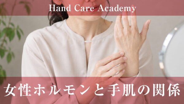 女性ホルモンと手肌の関係｜エストロゲン・更年期・乾燥を解説